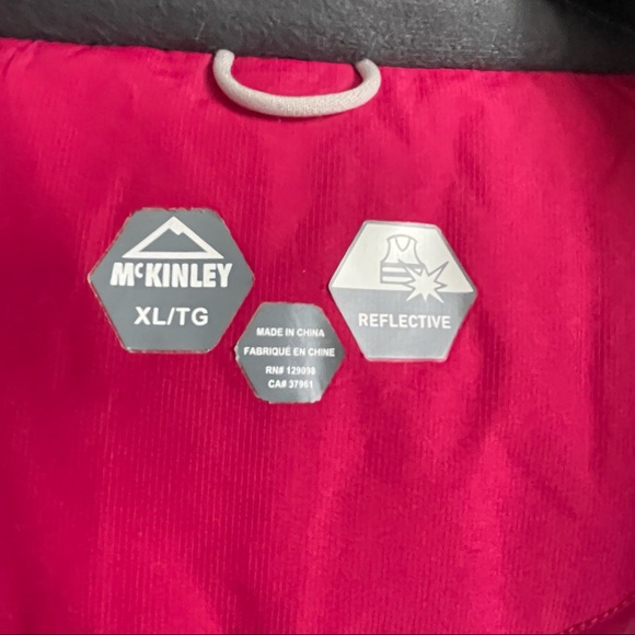 Junior winter jacket Reflective Waterproof coat size XL - Picture 2 of 10